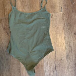 Free people Green Bodysuit One Piece